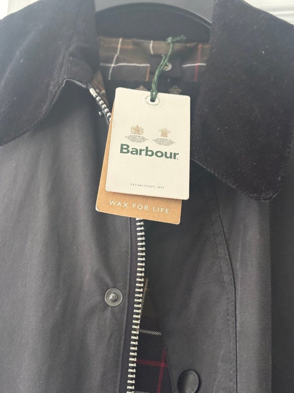 Men's Barbour Ashby Wax Jacket - Picture 2 of 3